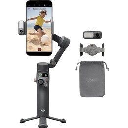 DJI Osmo Mobile 7P Stabilizzatore gimbal per iPhone, Android, Tracciamento nativo, 3 assi, 10 ore