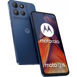 Motorola Moto G15 17,1cm (6.72), 8GB 128GB, 4G Smartphone, Dual SIM, Android 15, USB tipo C, 5200mAh, azul marino