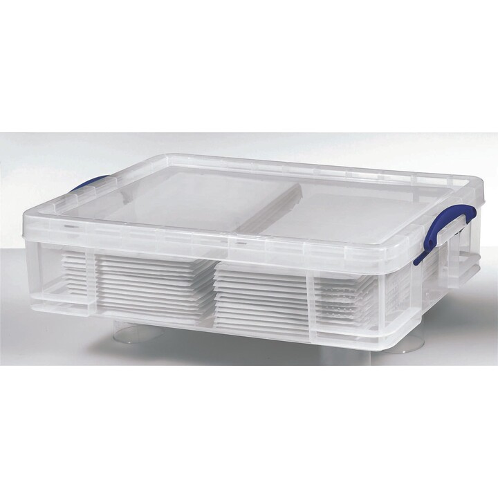 Caja de almacenaje Really Useful Box 33,0 l - 71,0 x 44,0 x 16,5 cm transparente