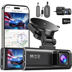 Redtiger F7NP WiFi GPS - Dash cam with rear camera