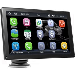 Ecrã tátil universal SWM B5308 9 polegadas Carplay/Android Auto Preto