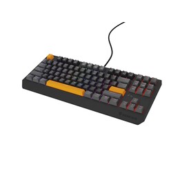 Tastiera da gioco GENESIS Thor 230 TKL USB + RF Wireless + Bluetooth QWERTY Nero, Grigio, Arancione