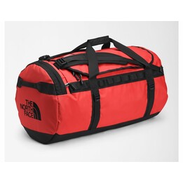 The North Face Base Camp Duffel L 95 L Poliéster Preto, Vermelho