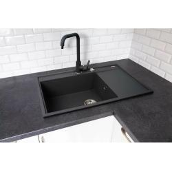 PYRAMIS CAMEA (79x50) 1B 1D L fregadero de granito 070058501 carbono