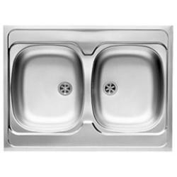 PYRAMIS 100107501 Lavabo sobre-encimera Rectangular Acero inoxidable