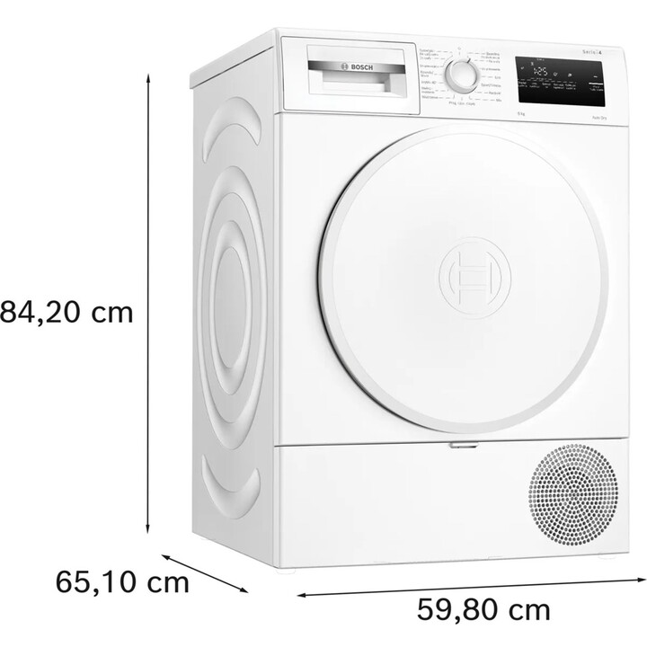 Bosch WTH83277PL Secadora independiente 8 kg Blanco