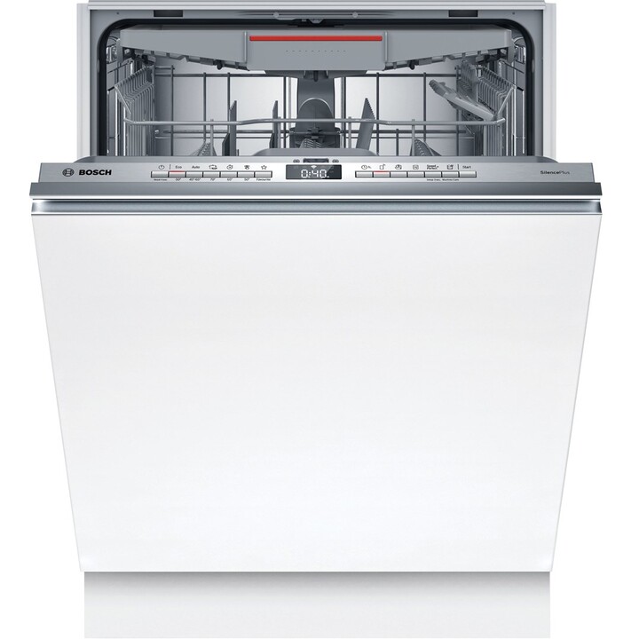 Bosch, Serie 4 SMV4EVX00E, Lavavajillas totalmente integrable para 14 cubiertos con EfficientDry, Blanco