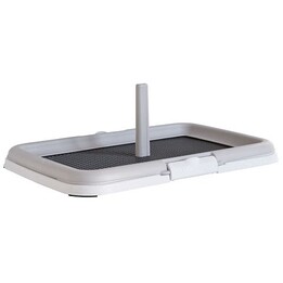 ZOLUX Litter Box for Dogs and Cats, Open Litter Box, Black, Grey