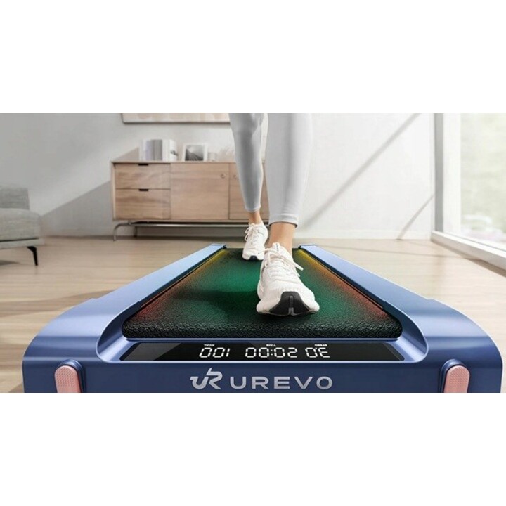 UREVO Cyberpad Elektrisches Laufband für den Heimgebrauch, blau