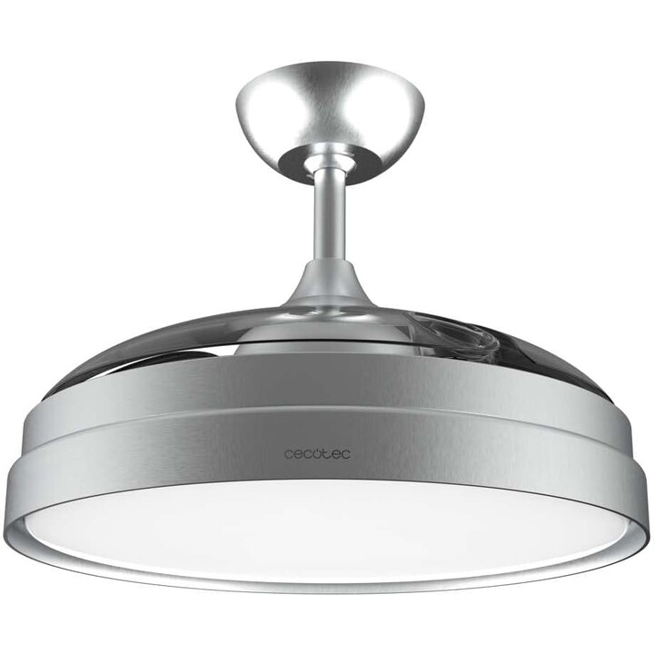 Cecotec Energysilenz Aero 4280, Deckenventilator, einziehbare Klingen, Lampe, Stahl