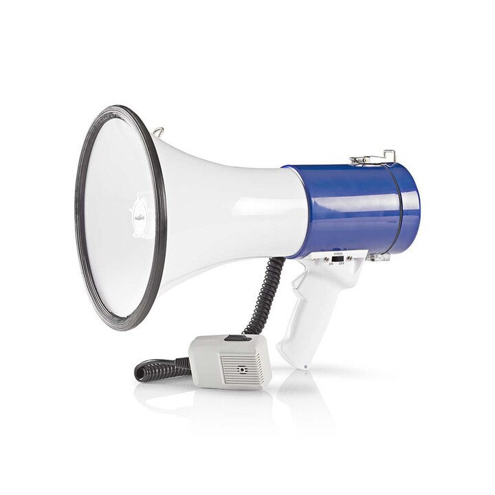 Nedis MEPH200WT megáfono Blanco, Azul