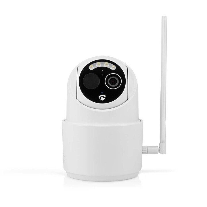 Câmera de vigilância Nedis SIMCBO50WT, câmera de segurança IP externa com sensor de movimento de 1920 x 1080 pixels e teto