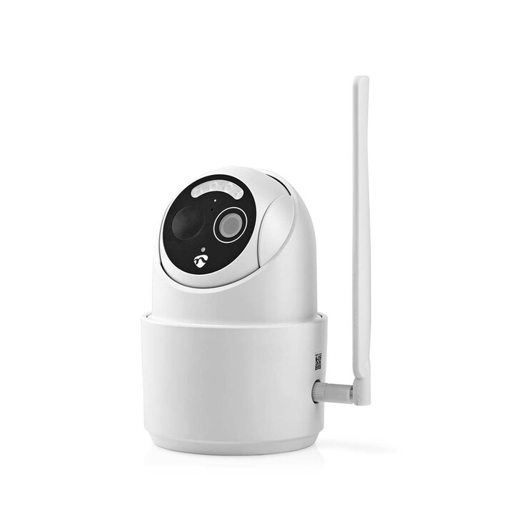 Câmera de vigilância Nedis SIMCBO50WT, câmera de segurança IP externa com sensor de movimento de 1920 x 1080 pixels e teto