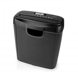 Nedis PASH112BKA4 triturador de papel Corte en tiras 22 cm Negro