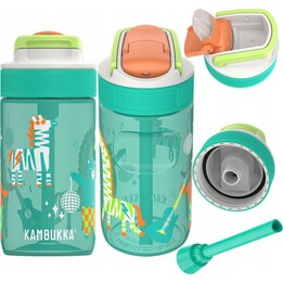 Borraccia per bambini Kambukka Lagoon da 400 ml - Disco Zoo