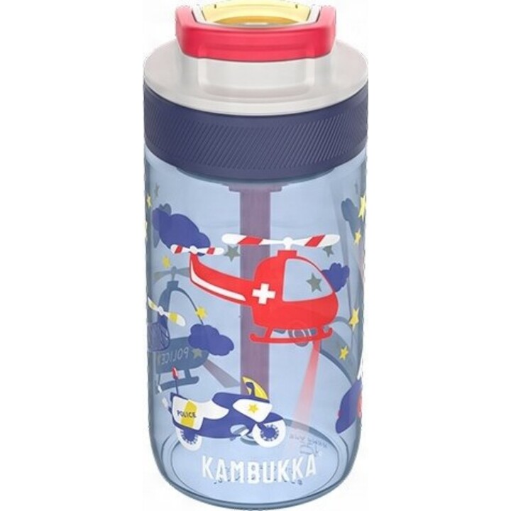 Garrafa de água infantil Kambukka Lagoon 400 ml - patrulha policial