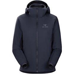 Chaqueta aislante Arcteryx Atom Hoody para mujer - Negro Zafiro