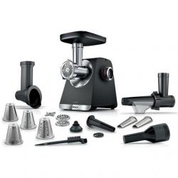Bosch MFW S660B picadora Negro, Plata