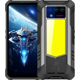 Oukitel WP100 5G, 12+512 GB, Laser Rangefinder, Light Camping, 33000Mah, 6.8, 66W Carica rapida Android 14, Black