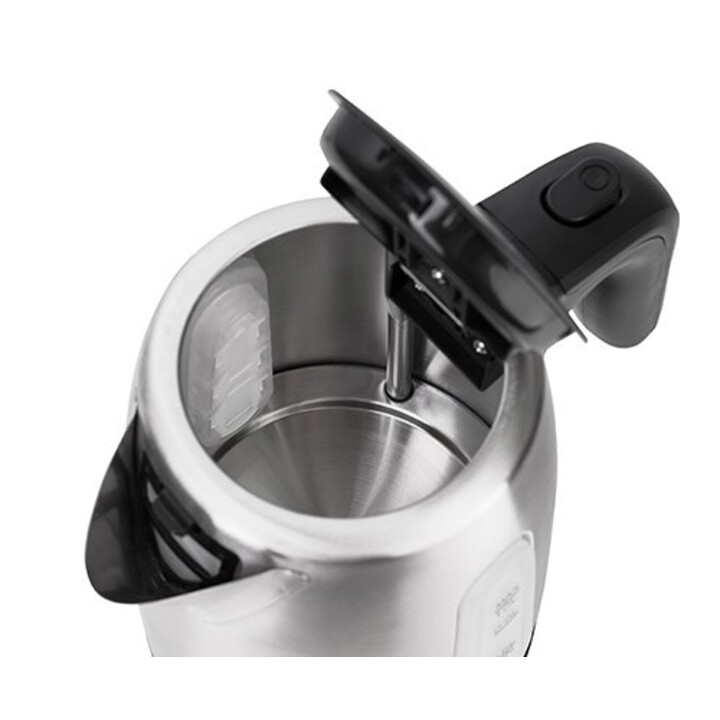 Adler AD 1273 tetera eléctrica 1 L 1200 W Negro, Avellana, Acero inoxidable