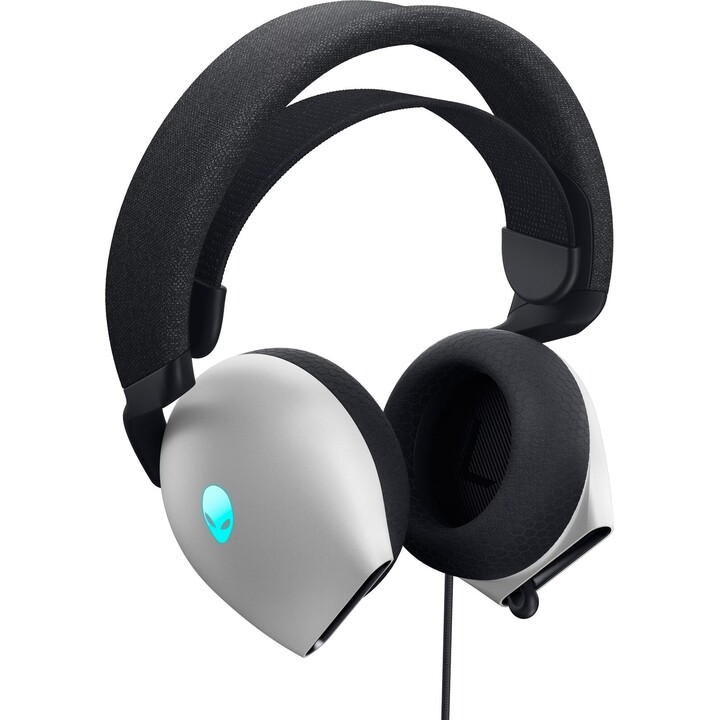 Alienware wired gaming headset AW520H, Lunar Light