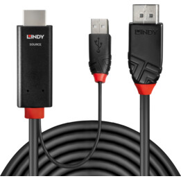 Cabo adaptador HDMI para DisplayPort 4K60Hz, 3 m