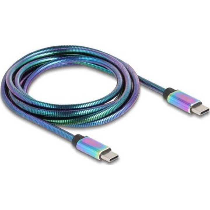 DELOCK Câble USB-C 2.0 pour Câble PD 3.0 60W 2m