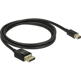 DELOCK Mini DisplayPort para cabo DisplayPort 8K 60Hz 1m DP 8K testado