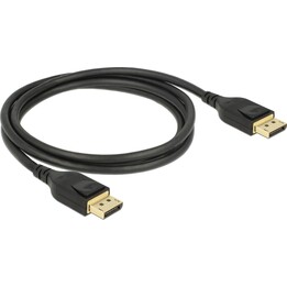 DELOCK DisplayPort Kabel 8K 60 Hz 1 m DP 8K zertifiziert