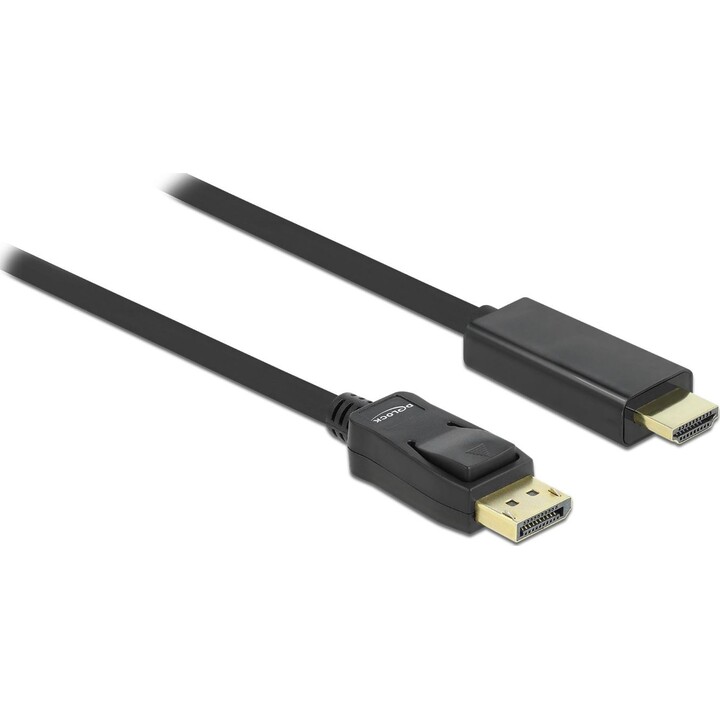 Delock Câble DisplayPort 1.1 vers High Speed HDMI-A passif 3 m noir