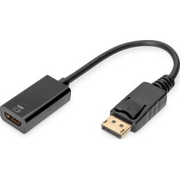 Adaptador DisplayPort de DIGITUS DPort -- HDMI St/Bus 0,2 m activo