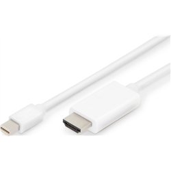 Cable adaptador DisplayPort DIGITUS mini DP-HDMI A St/St 8K 2 m