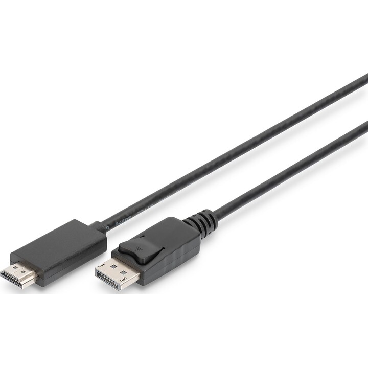 DIGITUS DisplayPort Adapterkabel DPort -- HDMIA St/St 8K 1m