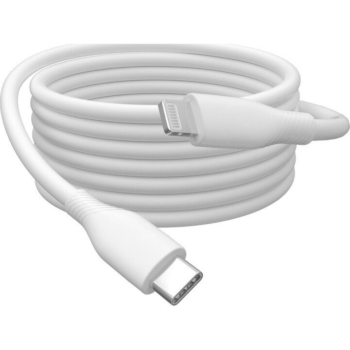 DIGITUS USB 2.0 Câble Type C-Lightning Silicone 0.5m MFI blanc