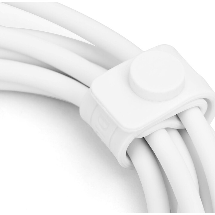 DIGITUS AK-600108-020-W cavo di ricarica USB-A - Lightning in silicone 2 m bianco
