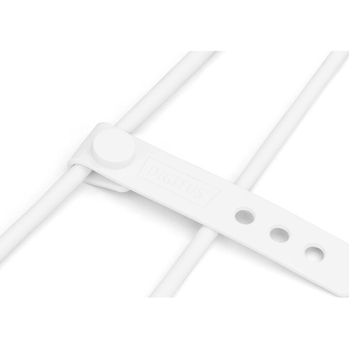 Digitus Silicone Lightning Cable, USB-A à Lightning 1M, blanc