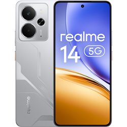 Realme 14 5G, 12GB 256GB, Dual Sim, 16.9cm (6.67), Android 15, 6000mAh, Silver