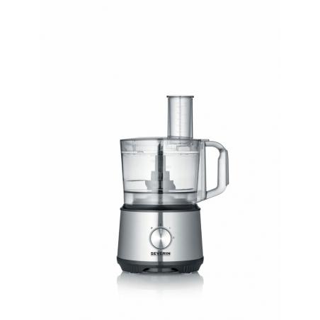 Severin KM 3892 robot de cocina 1200 W 1,5 L Negro, Acero inoxidable, Transparente