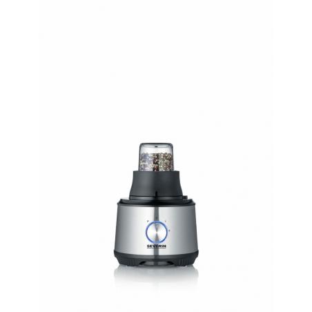 Severin KM 3892 robot de cocina 1200 W 1,5 L Negro, Acero inoxidable, Transparente
