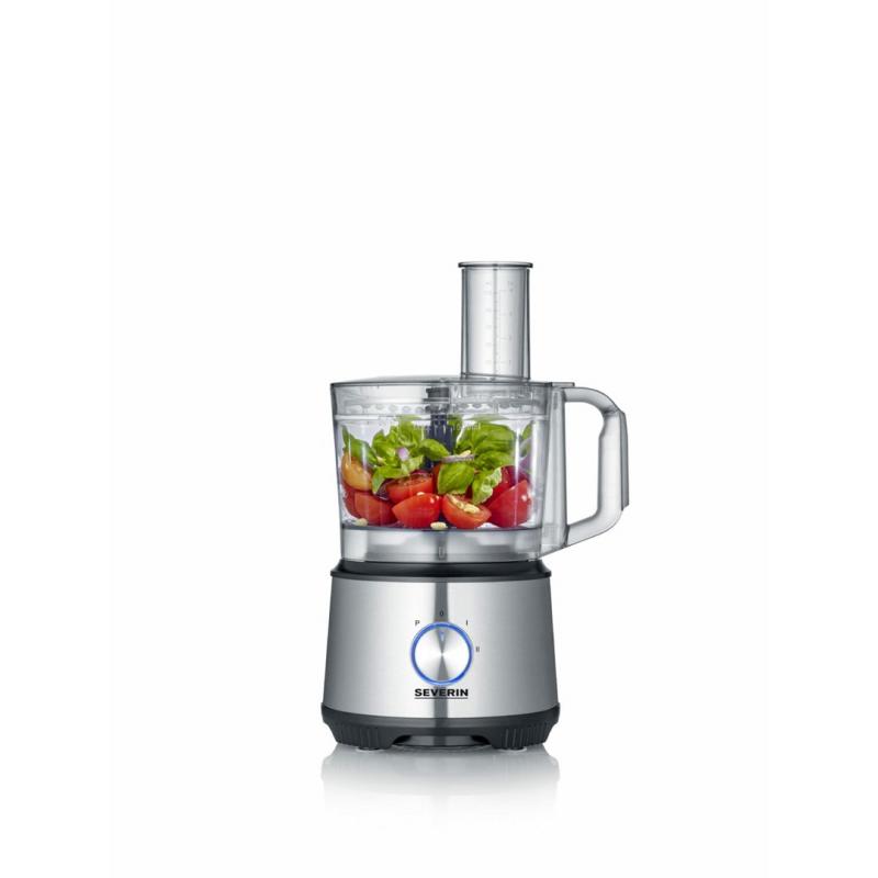 Severin KM 3892 robot de cocina 1200 W 1,5 L Negro, Acero inoxidable, Transparente