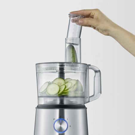 Severin KM 3892 robot de cocina 1200 W 1,5 L Negro, Acero inoxidable, Transparente