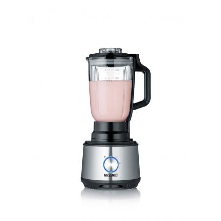 Severin KM 3892 robot de cocina 1200 W 1,5 L Negro, Acero inoxidable, Transparente