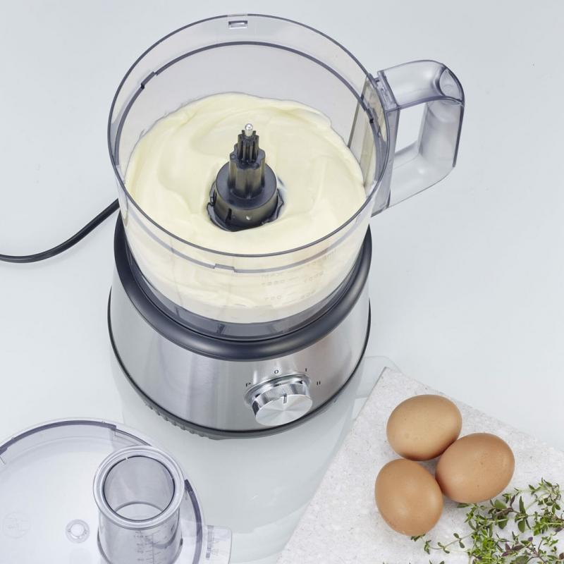 Severin KM 3892 robot de cocina 1200 W 1,5 L Negro, Acero inoxidable, Transparente