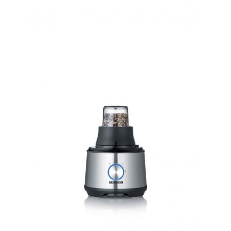 Severin KM 3892 robot de cocina 1200 W 1,5 L Negro, Acero inoxidable, Transparente