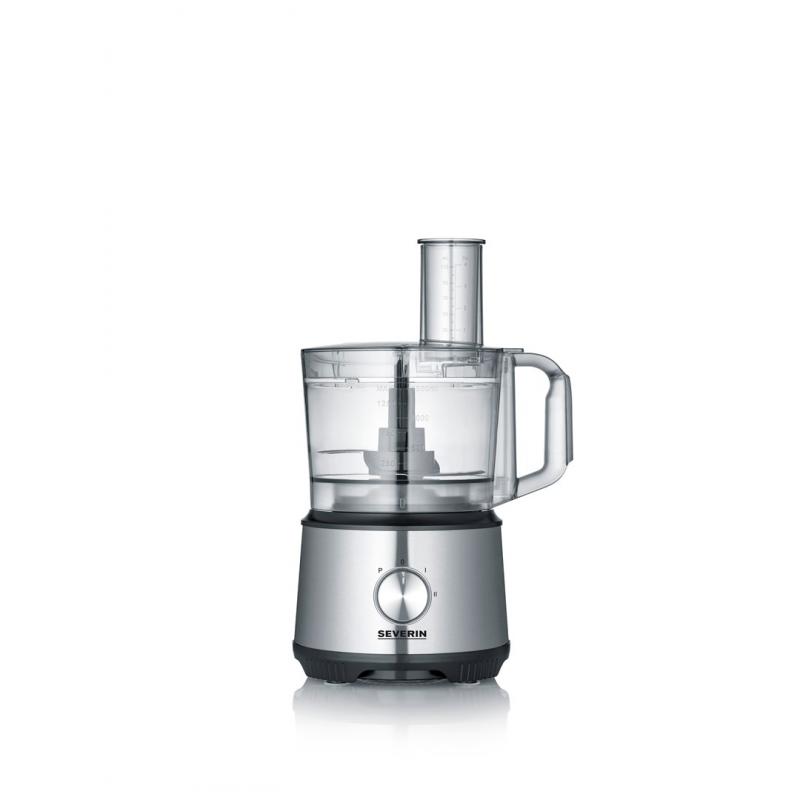 Severin KM 3892 robot de cocina 1200 W 1,5 L Negro, Acero inoxidable, Transparente