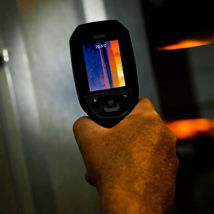 FLIR TG298 Wärmebildkamera -25 bis+1080°C Preto Tela LCD integrada 320 x 240 pixels