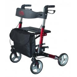 Andador de aluminio con cuatro ruedas AT51006