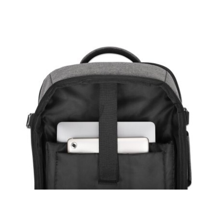 Manhattan 440370 maletines para portátil 43,9 cm (17.3") Mochila Gris