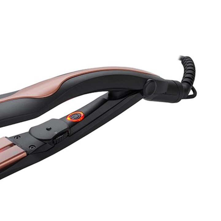 Adler AD 2318 Utensilio de peinado Plancha de pelo Caliente Negro, Coral 120 W