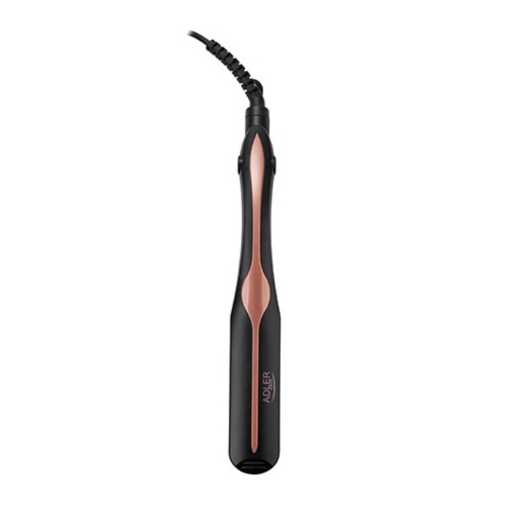 Adler AD 2318 Utensilio de peinado Plancha de pelo Caliente Negro, Coral 120 W